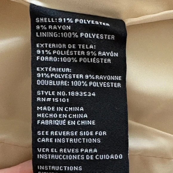 NWT Vince Camuto Cream Coat - Picture 7 of 8